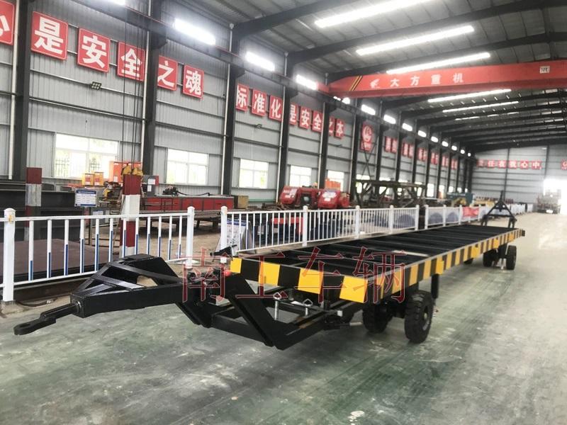 10吨骨架完美体育「中国」官方网站 双牵引集装箱用全挂车