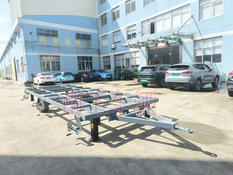 7吨骨架式ATV完美体育「中国」官方网站 2轮灰色工具拖车